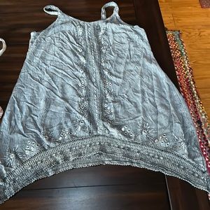 Raya Sun tank style embroidered tunic